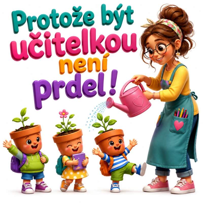 Levně Protože být učitelkou není prdel (NAŽEHLOVAČKA)