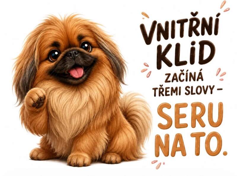 Levně Pekingský palácový psík - vnitřní klid (NAŽEHLOVAČKA)