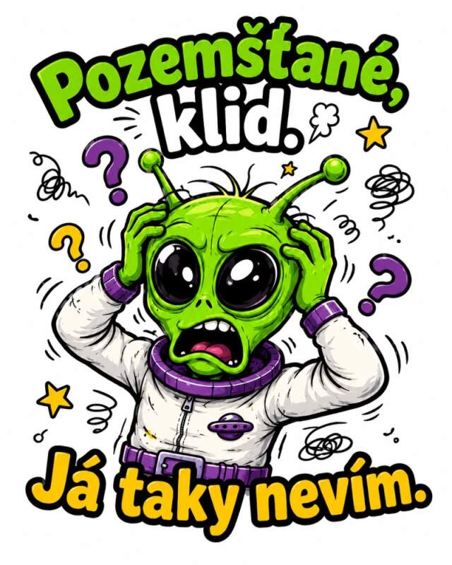 Levně Pozemšťané, klid - Já taky nevím. (NAŽEHLOVAČKA)