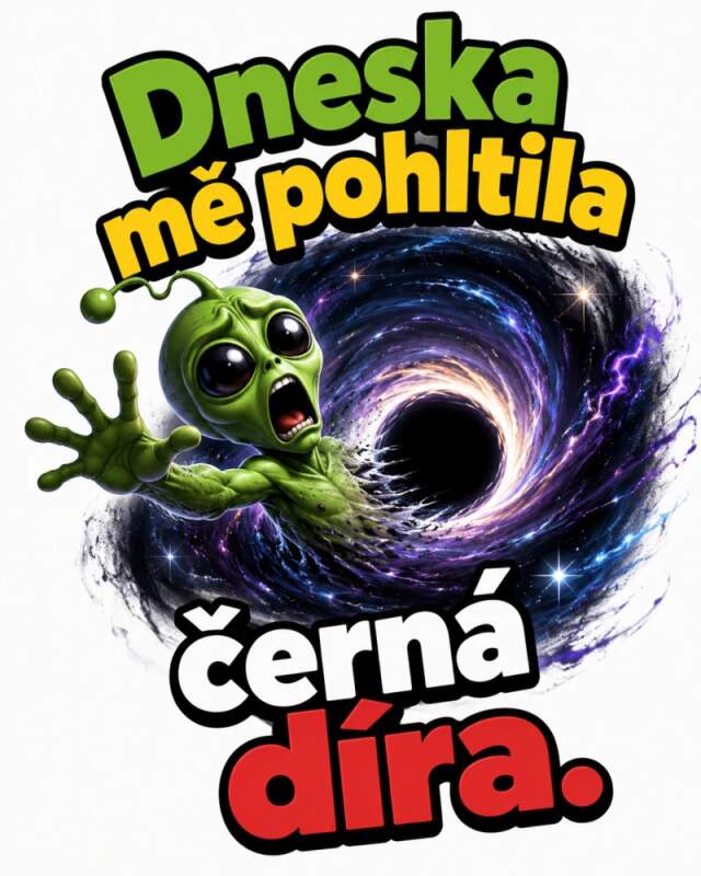 Levně Mimozemšťan a černá díra (NAŽEHLOVAČKA)