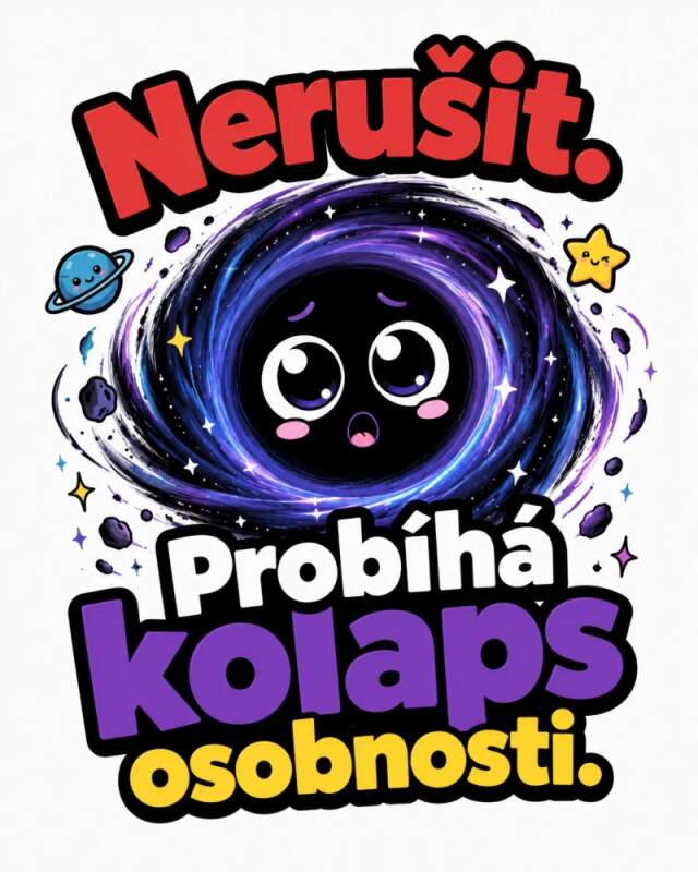 Levně Černá díra - kolaps osobnosti (NAŽEHLOVAČKA)