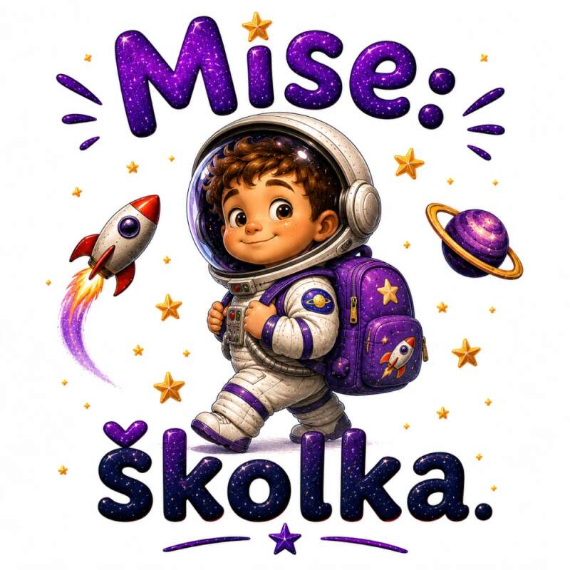 Levně Astronaut - mise školka (NAŽEHLOVAČKA)