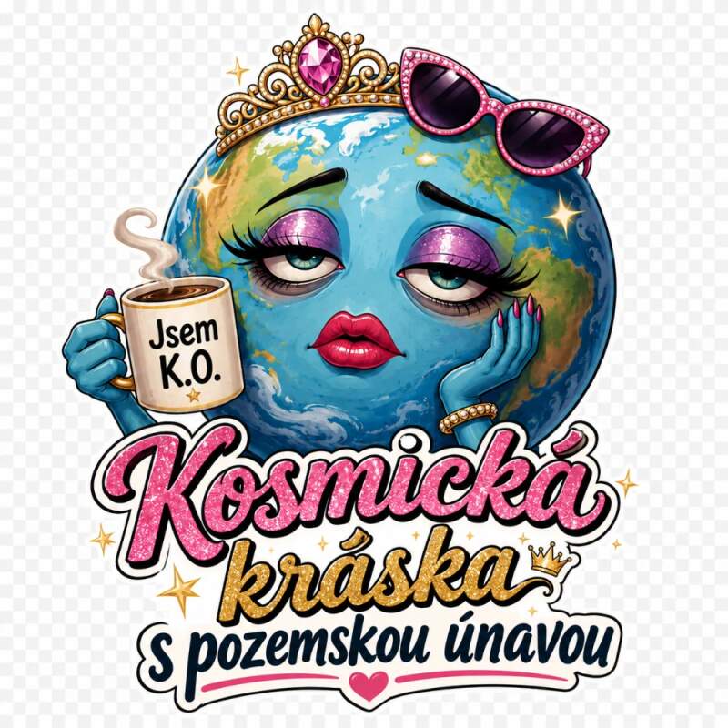 Levně Kosmická kráska s pozemskou únavou (NAŽEHLOVAČKA)