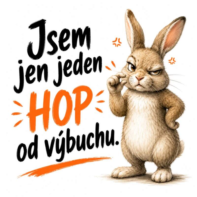 Levně Jsem jen jeden HOP od výbuchu (NAŽEHLOVAČKA)