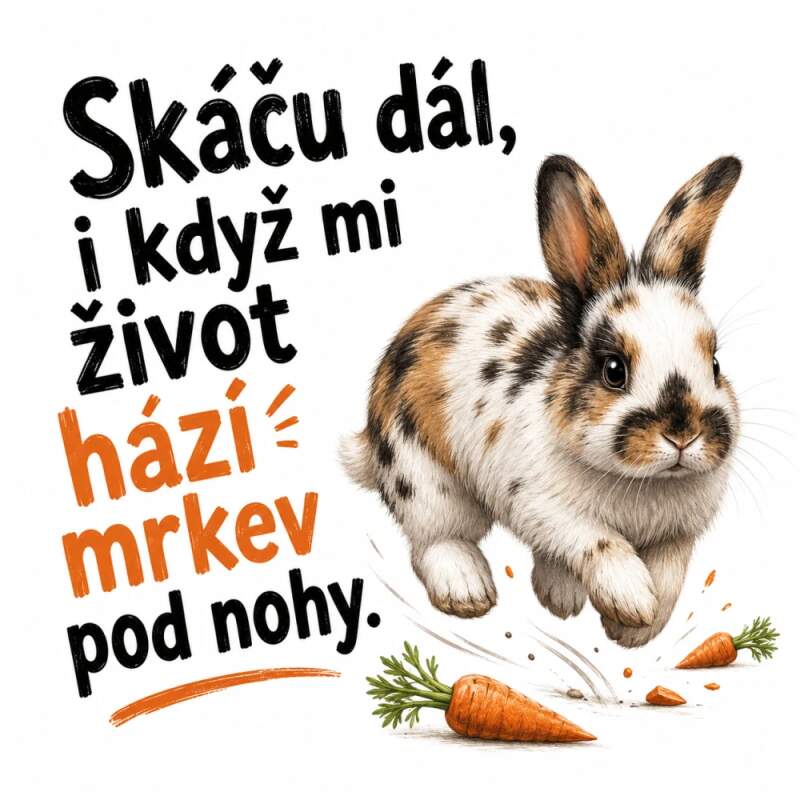 Levně Králík - Skáču dál (NAŽEHLOVAČKA)