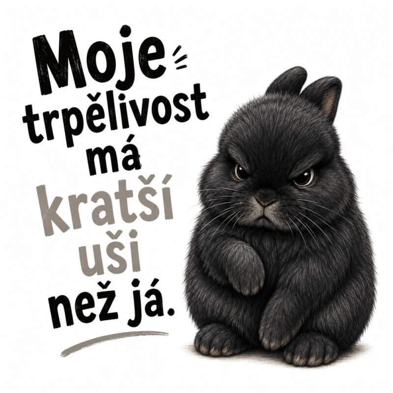 Levně Králík a trpělivost (NAŽEHLOVAČKA)