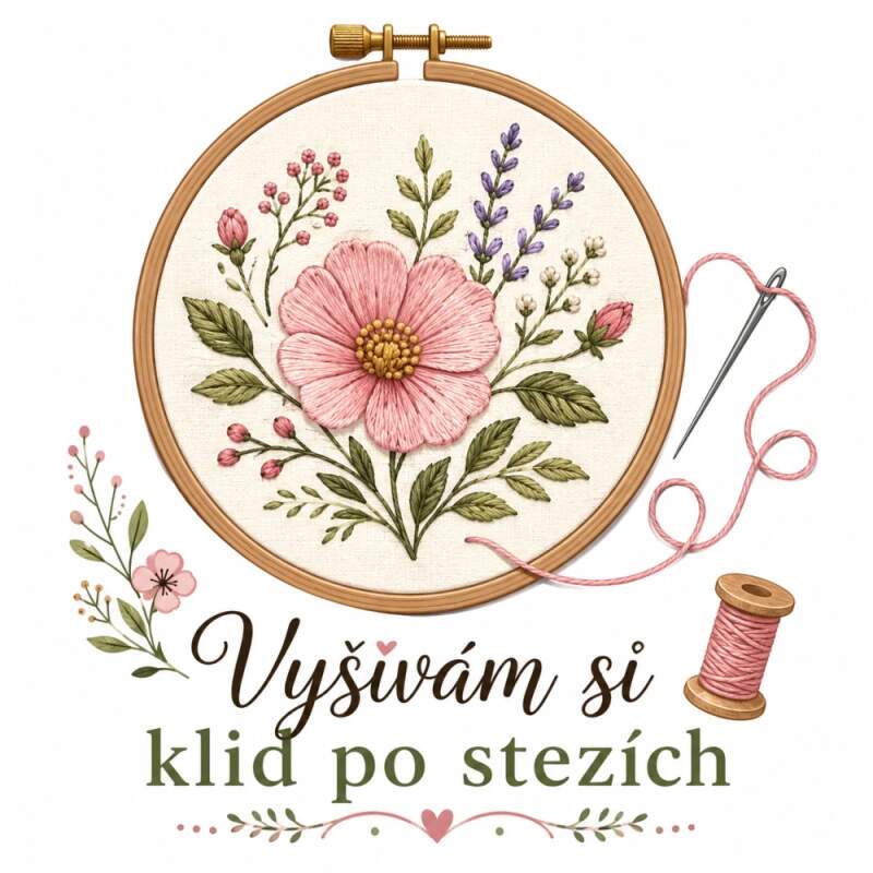 Levně Vyšívám si klid po stezích (NAŽEHLOVAČKA)