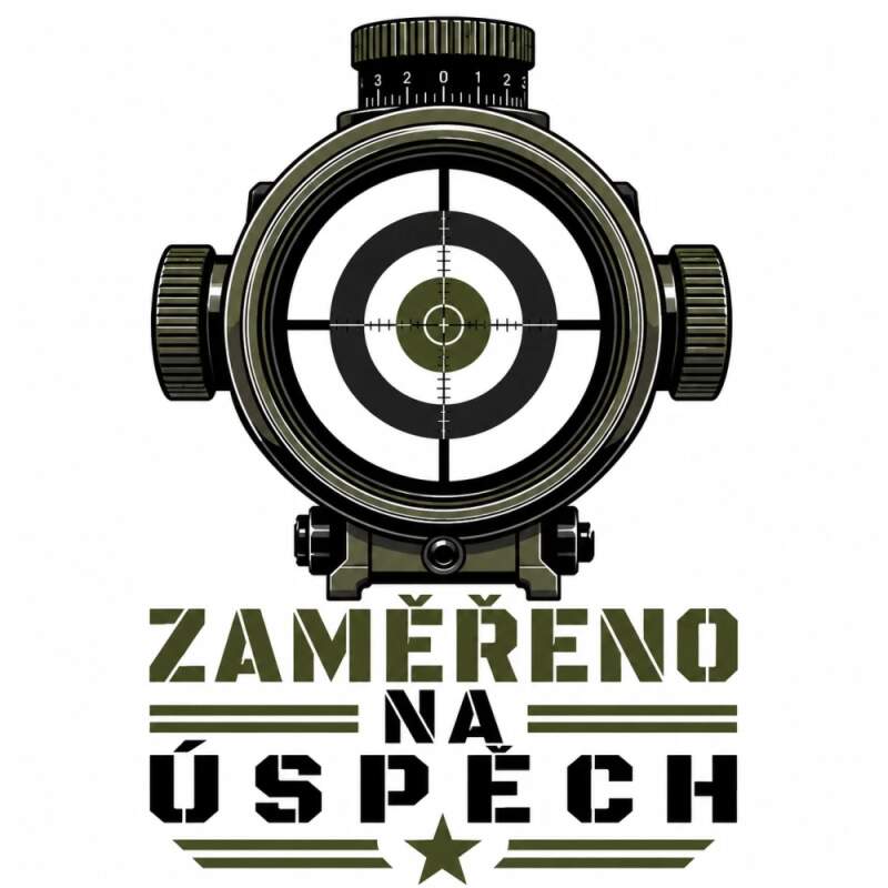 Levně Zaměřovač - zaměřeno na úspěch (Nažehlovačka hlášky)