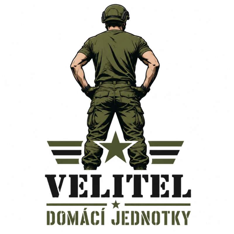 Levně Táta - velitel domácí jednotky (Nažehlovačka hlášky)