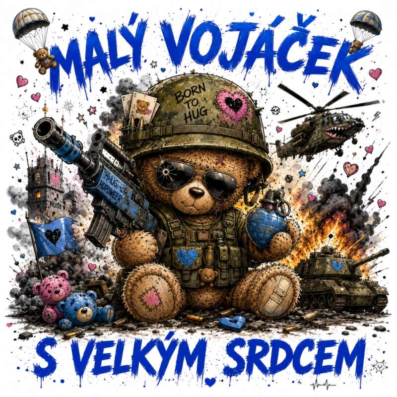 Levně Malý vojáček s velkým srdcem (Nažehlovačka hlášky)
