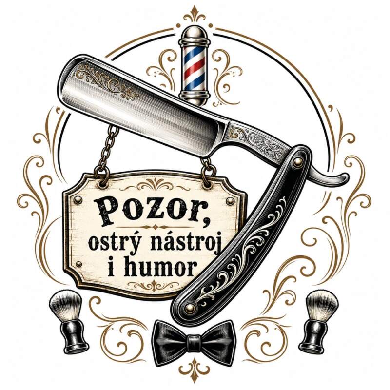 Levně Pozor, ostrý nástroj i humor (NAŽEHLOVAČKA)