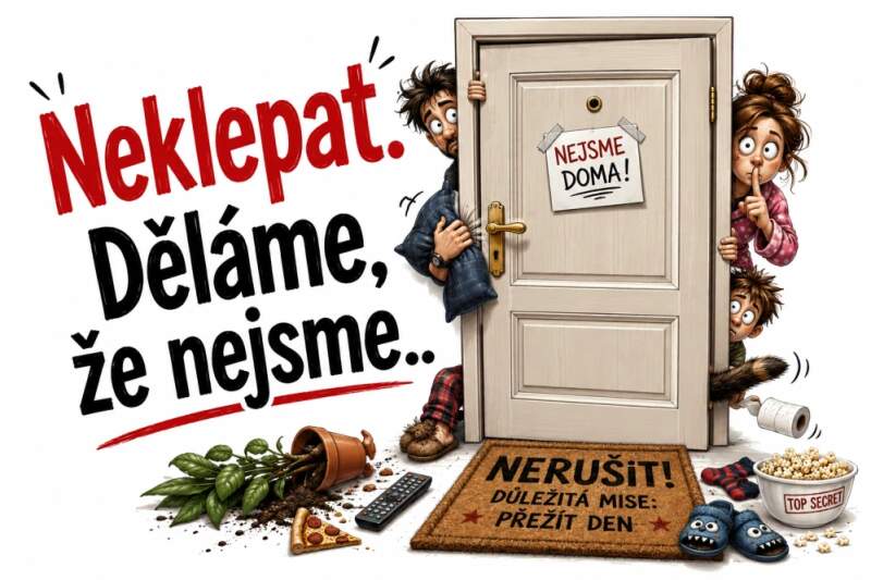 Levně Neklepat. Děláme, že nejsme… (hliníková cedulka - pozor pes)