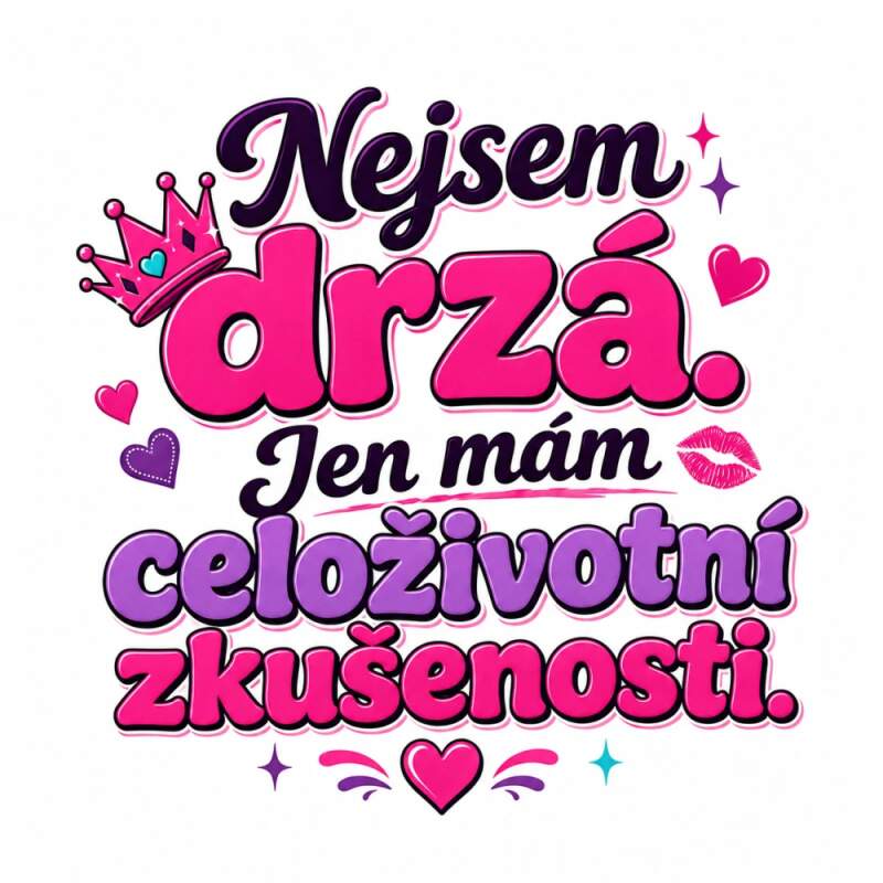 Levně Nejsem drzá, jen zkušená (NAŽEHLOVAČKA)