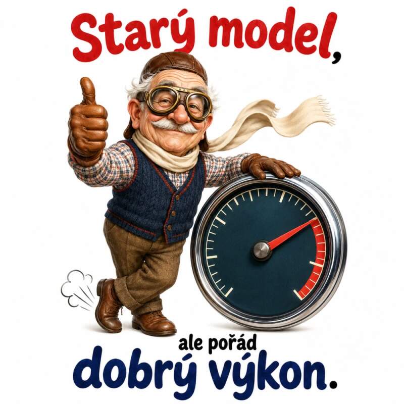 Levně Starý model, stále ve formě (NAŽEHLOVAČKA)