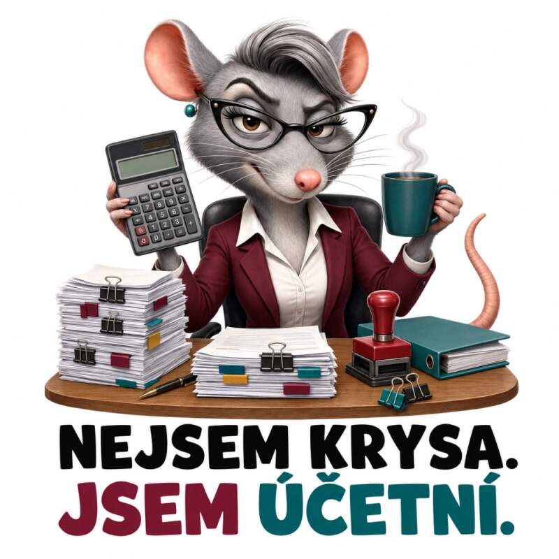 Levně Nejsem krysa - jsem účetní (NAŽEHLOVAČKA)