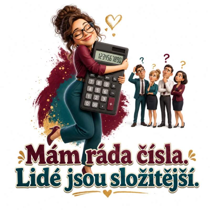 Levně Mám ráda čísla, lidé jsou složitější (NAŽEHLOVAČKA)