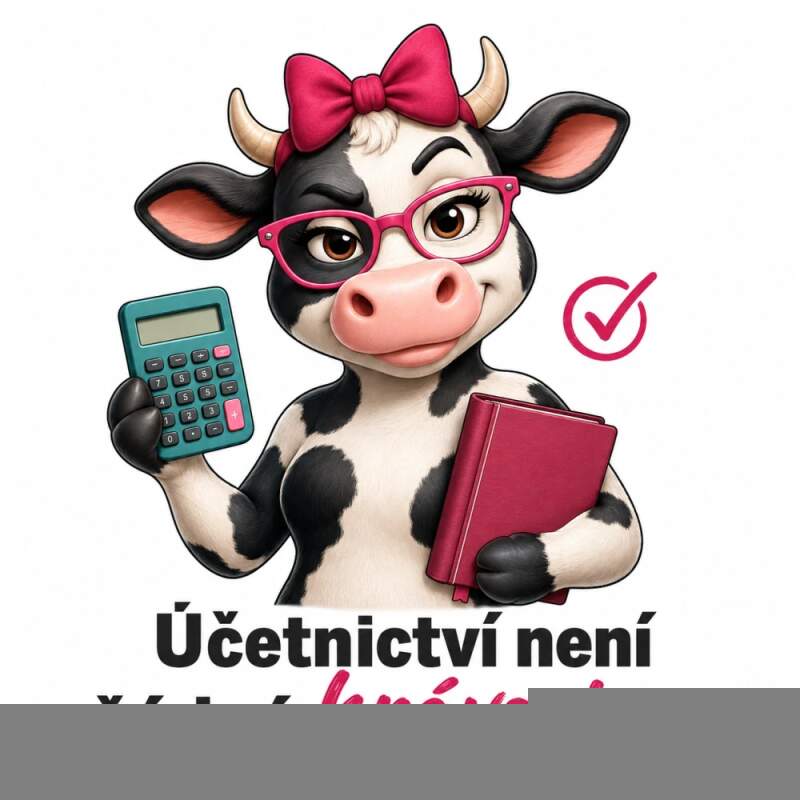 Levně Účetnictví není žádná krávovina (NAŽEHLOVAČKA)