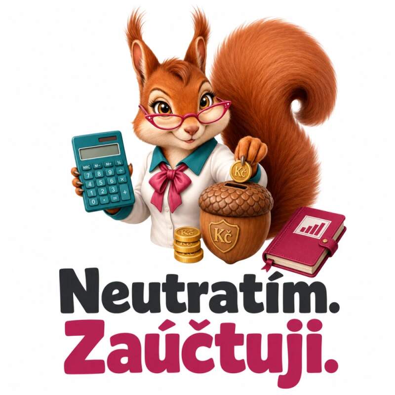 Levně Veverka - Neutratím - zaúčtuji (NAŽEHLOVAČKA)