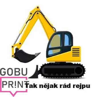 Levně RÁD REJPU (Nažehlovačka bagr)