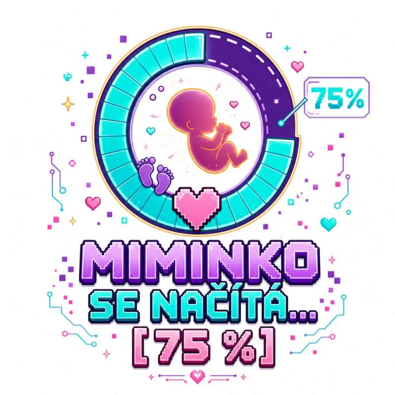 Levně Miminko se načítá (NAŽEHLOVAČKA)