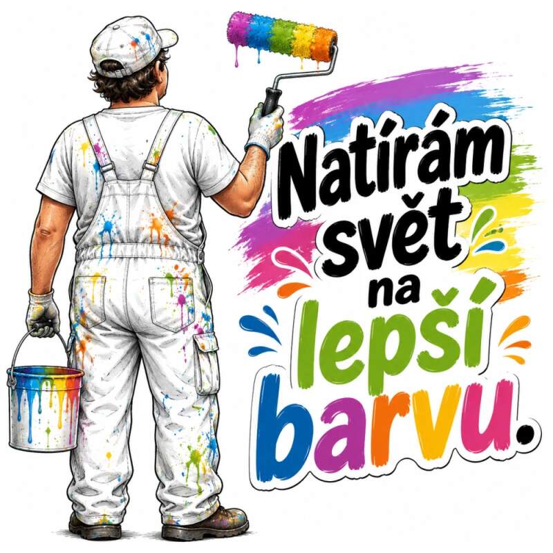 Levně Malíř pokojů - natírám svět na lepší barvu (NAŽEHLOVAČKA)