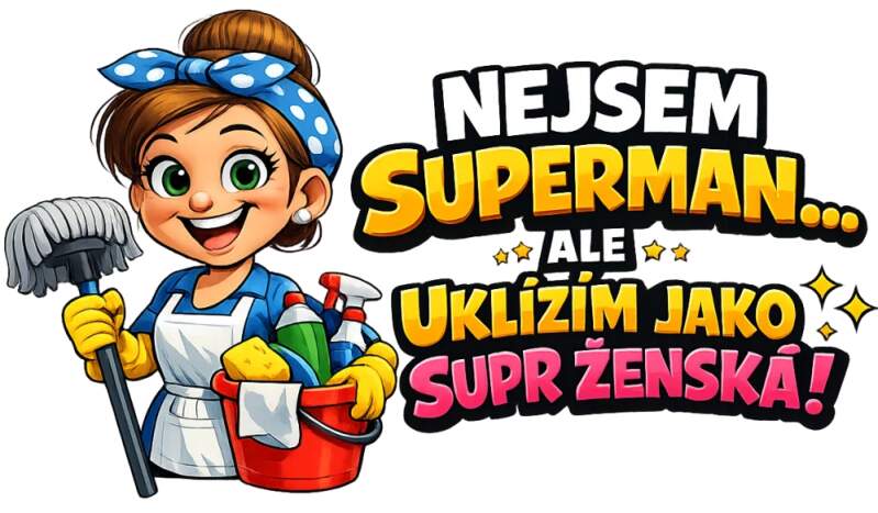 Levně Uklizečka - supr ženská (NAŽEHLOVAČKA)