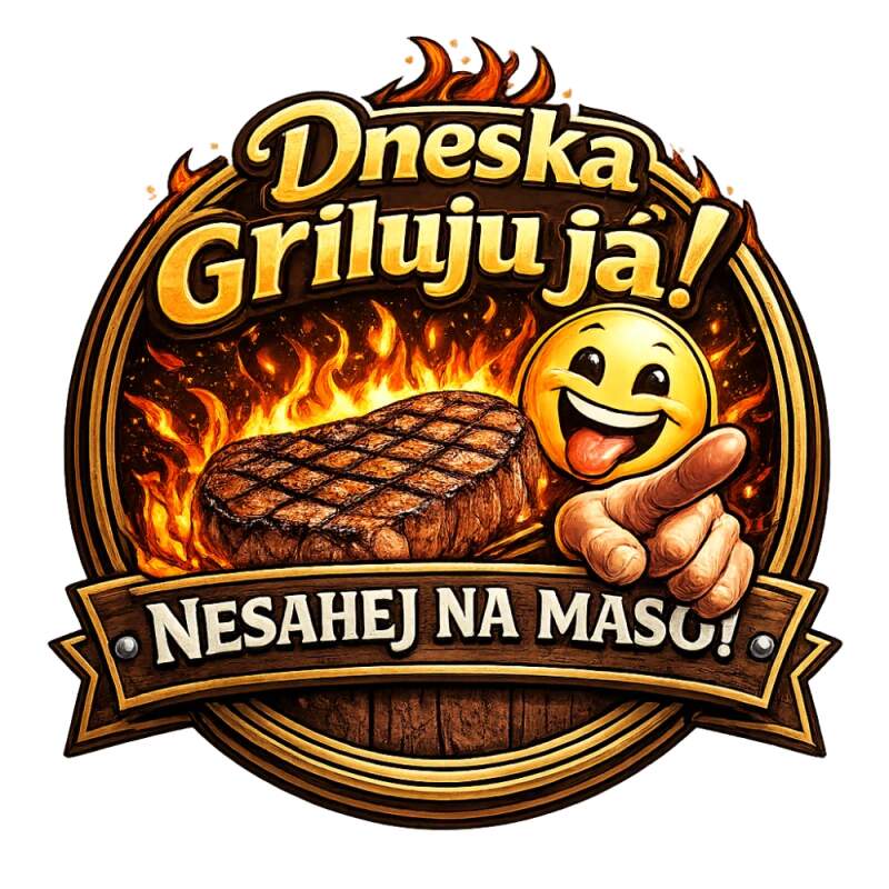 Levně Gril - Dneska griluju já (NAŽEHLOVAČKA)