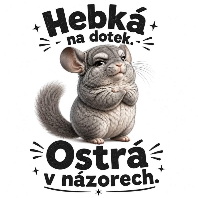 Levně Činčila a názory (NAŽEHLOVAČKA)