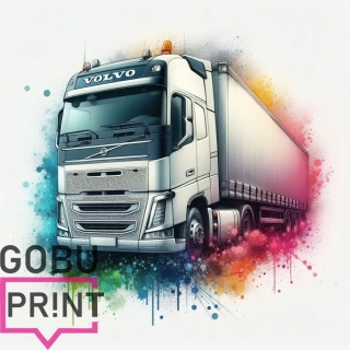 Volvo kamion bílý
