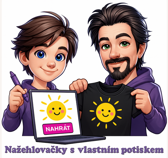 nažehlovačka vlastní motiv/potisk