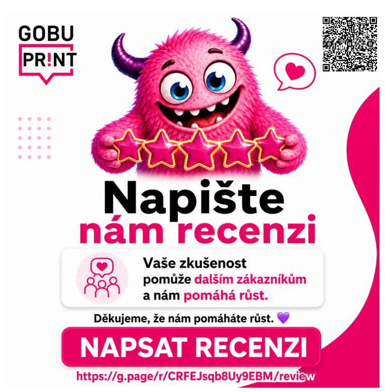 napište nám recenzi - Gobík