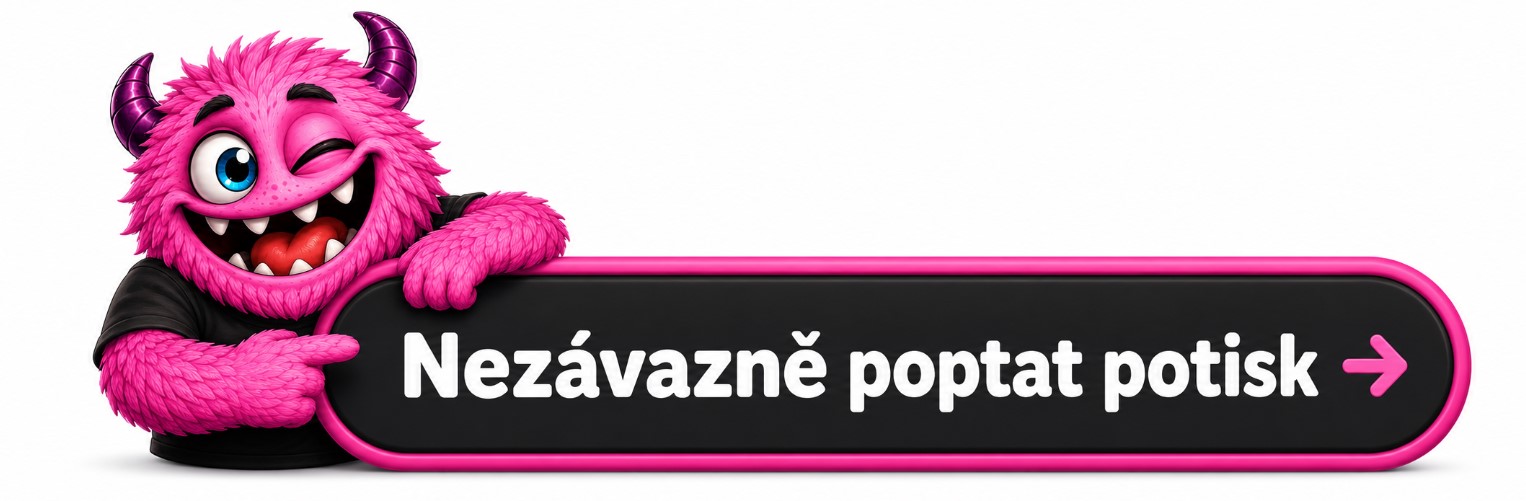 nezávazně poptat potisk - tlačítko napište nám