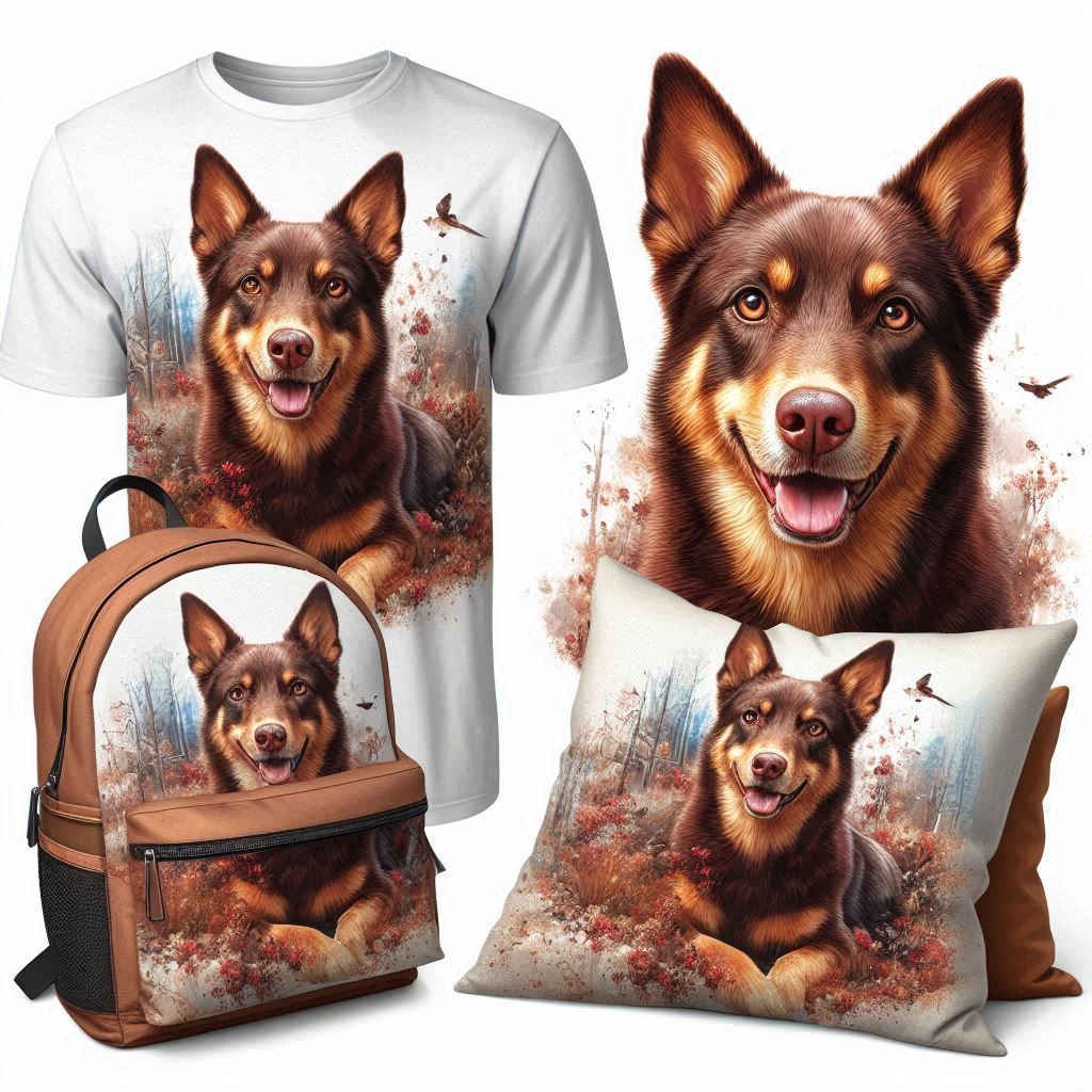Australská kelpie nažehlovačka