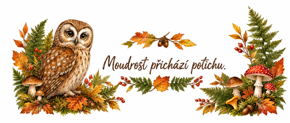 Sova – „Moudrost přichází potichu.“