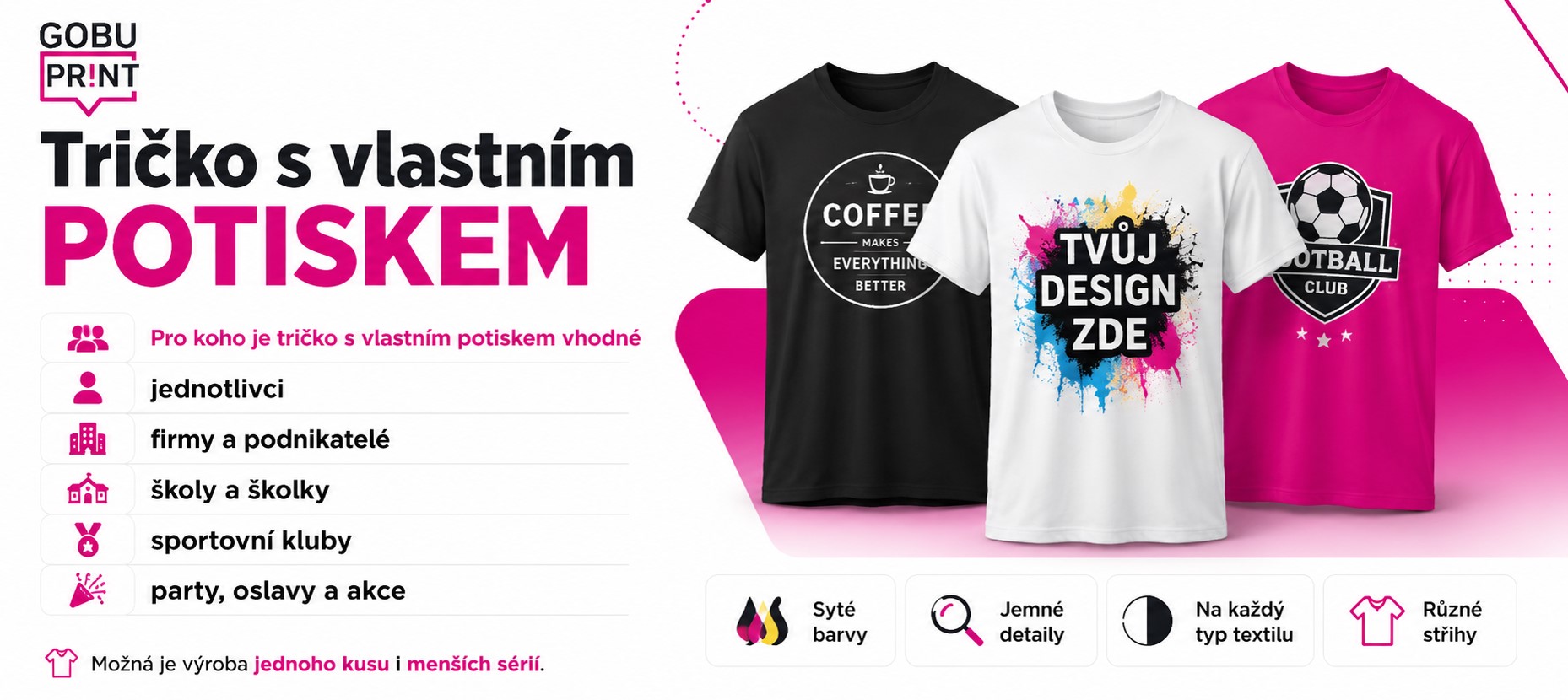 tričko s vlastním potiskem
